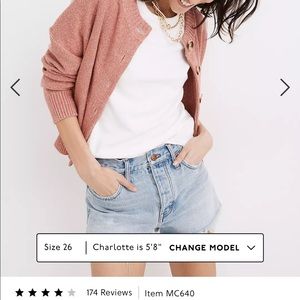 Madewell Relaxed Denim Shorts - Cedarcroft Wash